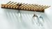 Kitchen & Housewares : Natural Wood WALL MOUNT stemware WINE GLASS HOLDER