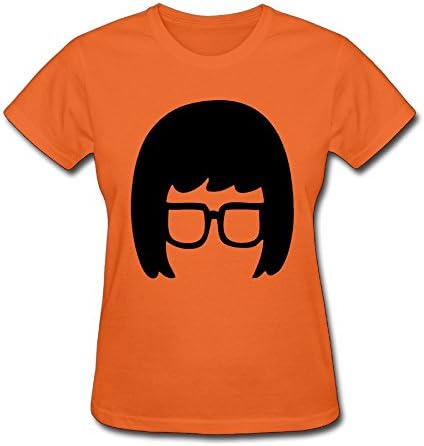 Septance Women's Custom Bob's Burgers - Tina. Cotton Premium T-shirt Orange XXL