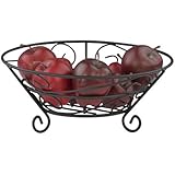 Home Basics Black Fruit Basket