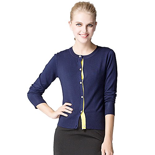 DSkira 秋冬春通用 カーディガン ボレロ 毛玉出にくい 変形なし 保温 空調通勤着【DS-C010】