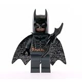 Batman (Dark Grey) - LEGO Batman Minifigure with Batarang