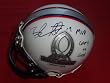 Miami Dolphins Brandon Marshall Autographed 2012 NFL Pro Bowl Riddell Mini Helmet with "MVP" & "Glory to God" Duo Inscriptions, Proof Photo of Brandon Signing for Us.