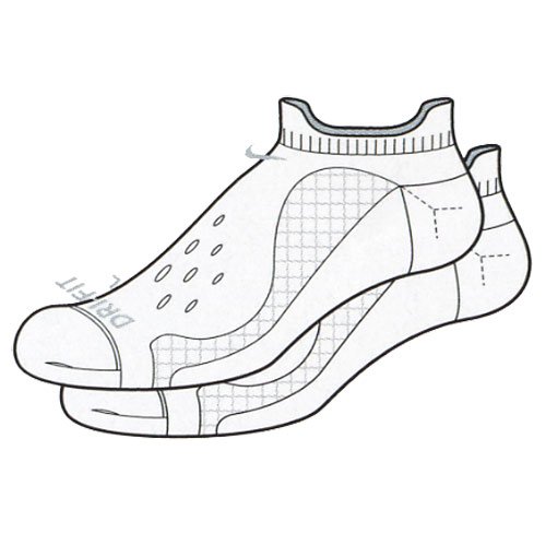 NIKE（ナイキ） ランファーストソックス　ホワイト