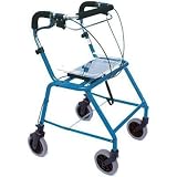 Winnie Walker Dannie Steel Rollator - Atlantic Blue