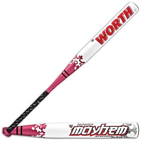 Worth Mayhem Comp Lite (-12) FPMLIT Fastpitch Softball Bat