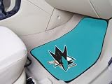 San Jose Sharks NHL 2-Piece Printed Carpet Car Mats (18x27")