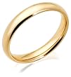 14k Yellow Gold 4mm Comfort Fit Men's Wedding Band