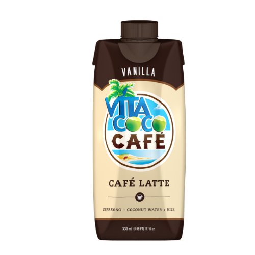 Vita Coco Café Latte, Vanilla, 11.1 Ounce (Pack of 12)