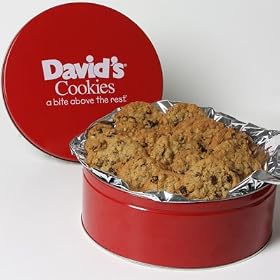 David's Cookies Oatmeal Raisin Fresh Baked Cookies 2 lb. Tin