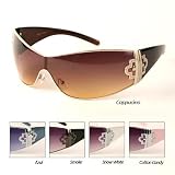 Manhattan Shield Style Fashion Sunglass - 1852