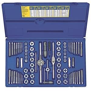 Hanson Tap and Die Super Set - Fractional Metric, 76 Pc. - 26376, by Irwin... by Irwin