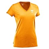NCAA Women's Tennessee Volunteers Dream V-Neck Tee (TN Orange, Small)