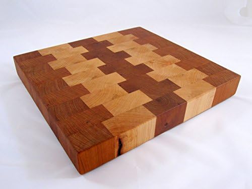 Cherry and Hard Maple End Grain Cutting Board (ready to ship)