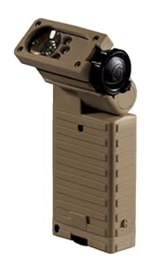 Streamlight 14032 Sidewinder Military Tactical Flashlight with Articulating Head White, Includes Batteries, Coyote