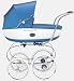 Baby : 2008 Inglesina Classica Pram Stroller : Marina : Free Diaper Bag