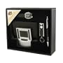 Men's Watch, Alarm, and Passport Holder Travel Set