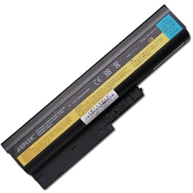 AGPtek Hi-Capacity 4400mAh 10.8V Replacement Li-ion Laptop Battery For IBM ThinkPad R60 R61 T60 T61 R60e T60p Series replace IBM 40Y6799 ASM 92P1138/92P1140 FRU 92P1137/92P1139/92P1141 LENOVO 41U3196/1U3198 (ONLY for Laptops of 14.1