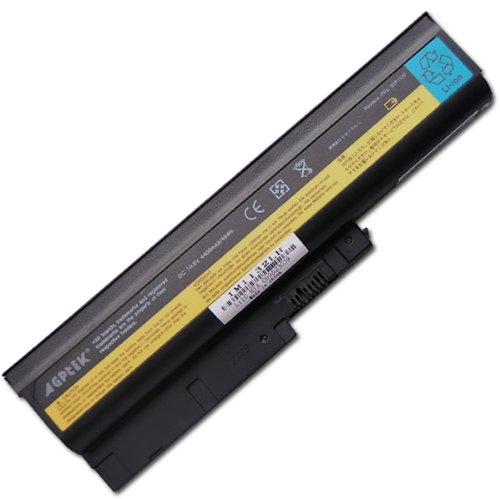 AGPtek Hi-Capacity 4400mAh 10.8V Replacement Li-ion Laptop Battery For IBM ThinkPad R60 R61 T60 T61 R60e T60p Series replace IBM 40Y6799 ASM 92P1138/92P1140 FRU 92P1137/92P1139/92P1141 (ONLY for Laptops of 14.1 & 15.0 standard screens and 15.4