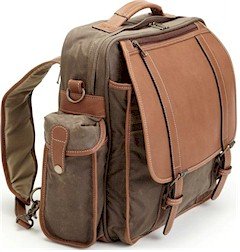Korchmar Vertical Top Zip Computer Case - Olive