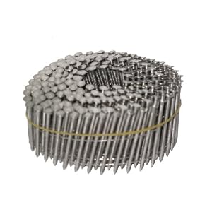 Anchor 2x099WCSSR 2-Inch by 0.099 Wire Coil 15 Degree Ring Shank Stainless Siding Nails 4,800 Box by 