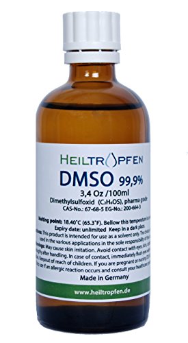 Dmso - dimethyl sulfoxide liquid (3.4 oz - 100ml), phar…