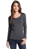 Esprit - T-Shirt Manches Longues - Femme - Gris-Tr-K2-179 - Taille L
