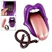 Purple Mouth Shaped Home Ornament Corded RJ11 Telephone