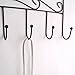 Marrywindix 7 Hooks Bronze Metal Over the Door Rack Hanger Hooks Organizer