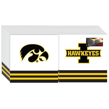 Iowa Hawkeyes Napkins - 3 ply - 150 ct