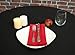 Hemstitch Dinner Napkins Red 1 Dozen