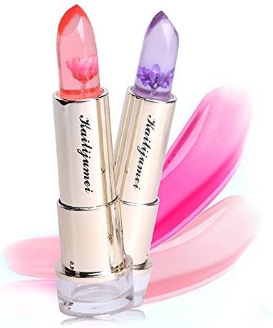 Kailijumei Jelly Lip Stick Flower Color Temperature Change Lipstick Lip Gloss (01)