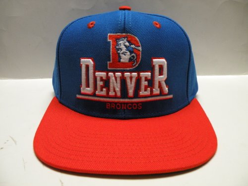 NFL Denver Broncos Bold Royal Orange 2 Tone Retro Snapback Cap