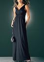 LAURA SCOTT EDLES ABEND-KLEID GLÄNZEND SCHWARZ NEU