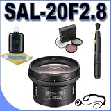 Sony SAL-20F28 20mm f/2.8 Wide Angle Lens for Sony Alpha Digital SLR Cameras + Filter Kit + Lens Pen Cleaner + lens Cleaning Kit BigVALUEInc Accessory Saver Bundle