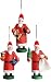 Ornament - Santas - Set of 3