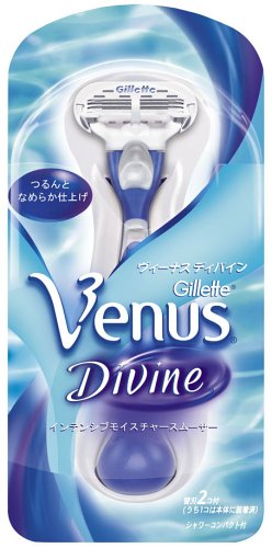 ジレット ヴィーナスホルダー ディバイン替刃2個・シャワーコンパクト付