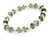 Smoky Diamond Single Strand Tiffany Swarovski Crystal Bracelet