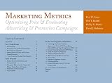 Marketing Metrics: Optimizing Price and Evaluating Advertising & Promotion Campaigns (Chapters 7, 8 and 9) Marketing Metrics: Optimizing Price and Evaluating Advertising & Promotion Campaigns (Chapters 7, 8 and 9)
