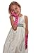 Showstopper Shiny Satin Elbow Length Gloves for Girls (Fuchsia, 4-7)