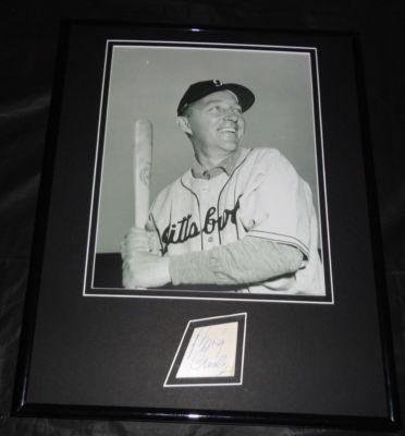 Bing Crosby Signed Framed 11x14 Photo Display Pirates Jersey JSA - Autographed MLB Photos