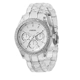 Fossil Stella Clear Multifunction Dial Watch