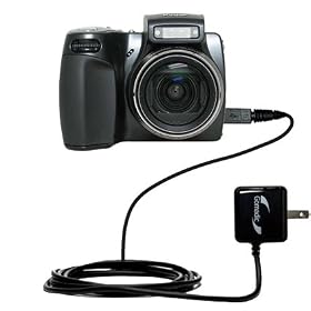Rapid Wall Home AC Charger for the Kodak DX7590 - uses Gomadic TipExchange Technology