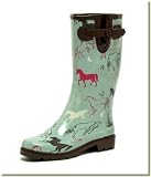 Hatley - Women's Prancing Horses Rain Boots