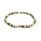 Flexible Snake Pewter Gold Tone Bracelet