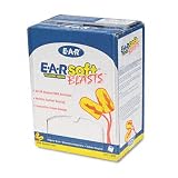 AEARO COMPANY / CBT3111252 / Earsoft Yellow Neon Blasts Soft Foam E Plugs, Corded, Regular Size / Sold as 1 BX