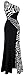 Angel-fashions Women's One Shoulder Zebra Gemstones Splicing Evening Dress