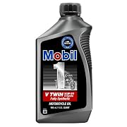 Mobil 1 V-Twin Motorcycle 20W50 Motor Oil - 1 Quart, Pack of 6