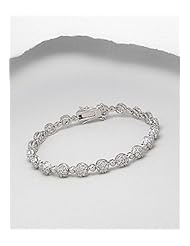 CZ Bracelet In 92.5 Sterling Silver