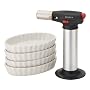 BonJour Cr�me Brulee Torch with 4 Oval Ramekins