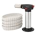 BonJour Crème Brulee Torch with 4 Oval Ramekins